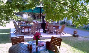Terrasse du Domaine de Sommedieue en Meuse