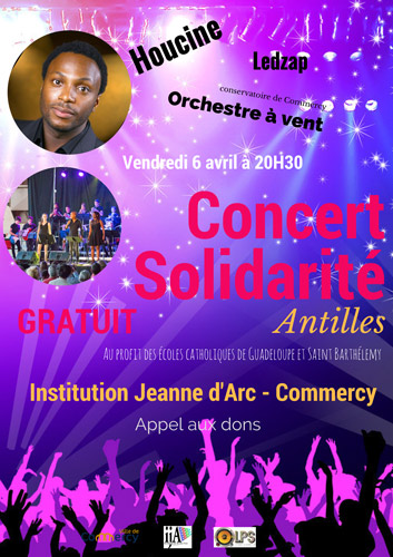 Concert solidarité avec Houcine à Commercy en Meuse