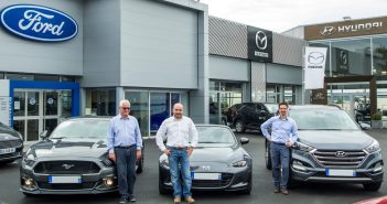 Equipe JM Automobiles : De gauche à droite : José, Stéphane et Fabien Moretto.