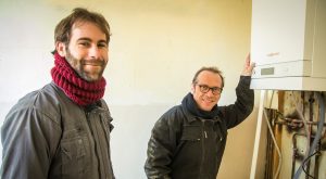 Jérémie Ory (à gauche) et Lionel Boulay (forcément à droite) unissent leurs compétences pour s'attaquer à des chantiers de plus grande envergure.