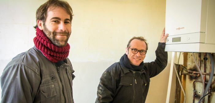 Jérémie Ory (à gauche) et Lionel Boulay (forcément à droite) unissent leurs compétences pour s'attaquer à des chantiers de plus grande envergure.