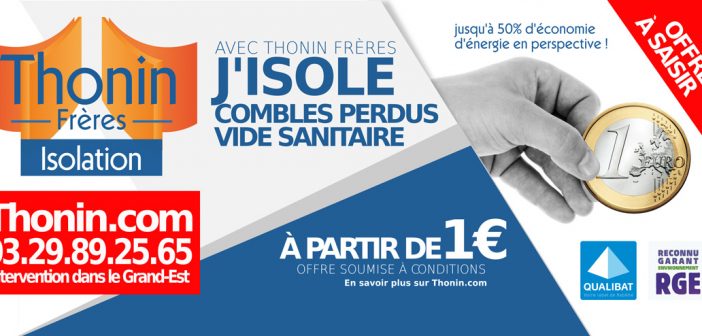 Isolez vos combles pour 0€ avec Thonin Frères