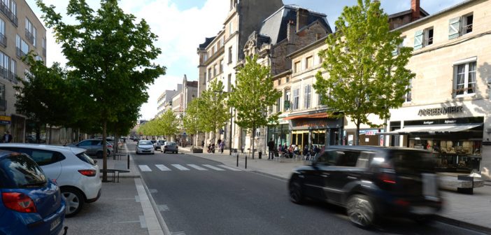 Centre-ville de Bar-le-Duc en Meuse