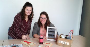 Emeline Perrin (UCIA de Bar-le-Duc) et Mélanie Fagot (Com. d’Agglomération) ont travaillé de concert à l’organisation de ce 1er salon du DIY