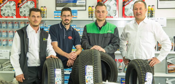 Equipe Siligom et Rapid Pare-brise à Verdun