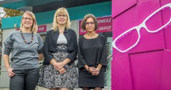 Angélique Cailly et Claire Léonard réunie chez Passion Opticien à Dieue sur Meuse