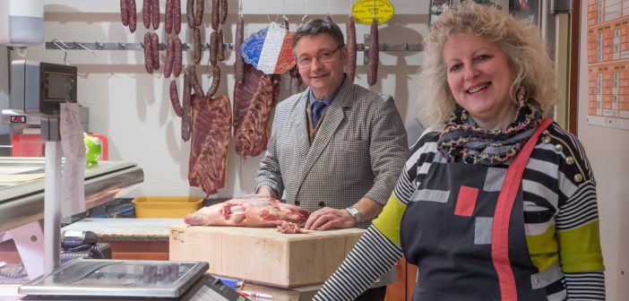 Joel et Marie Odile Larminy boucher à Verdun en Meuse