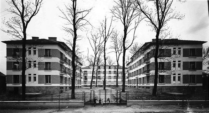 Verdun, rue du Fort de Vaux, pavillons Faivre, Bazin et Zimmer. Construction 1938 • Démolition 2012-2014