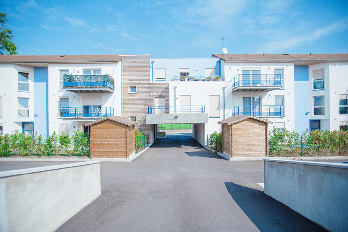 Verdun, rue du Fort de Vaux, 14 logements collectifs en front de rue • Construction 2014