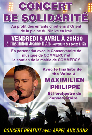 Concert de solidarité à Commercy en Meuse