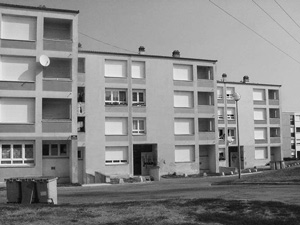 Verdun, rues Edmond Michelet et André Malraux Construction 1969