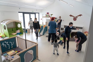 Crèche au Centre social Kergomard des Planchettes à Verdun