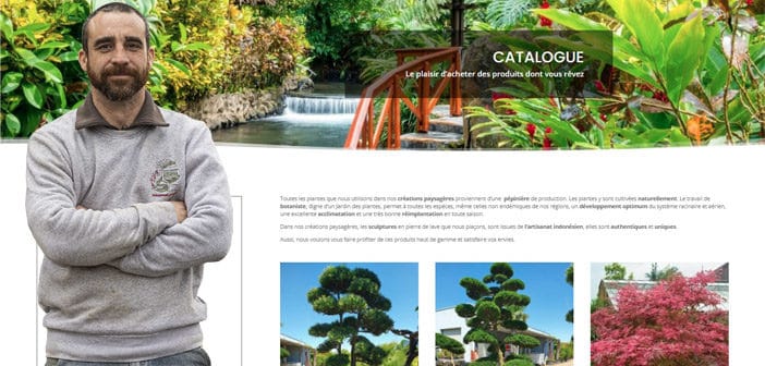 Page catalogue de Jardinfini