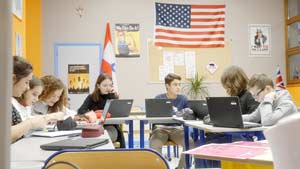 Cours de langues au collège Saint Jean de Verdun