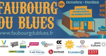 Affiche du Faubourg du Blues, festival de blues à Verdun