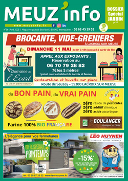 Couverture magazine Meuse Info n°96 - avril 2025