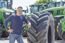 Pneus agricoles à Stenay en Meuse