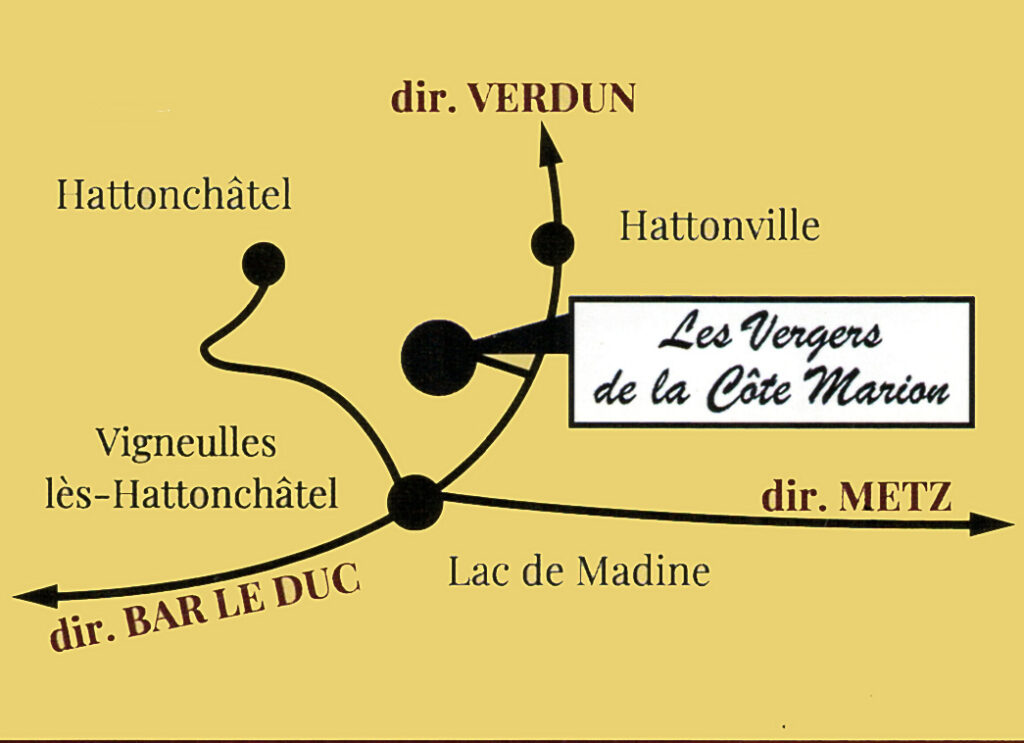 Plan Vergers de la côte Marion