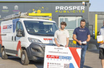 Equipe Artech Sécurité devant chez Prosper Publicité