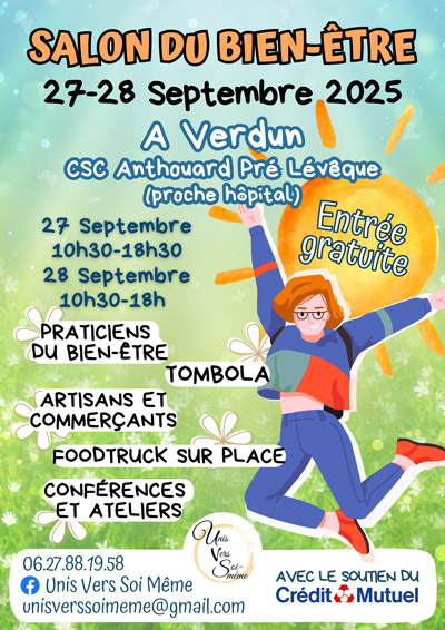 Affiche salon du Bien-être de Verdun 2025