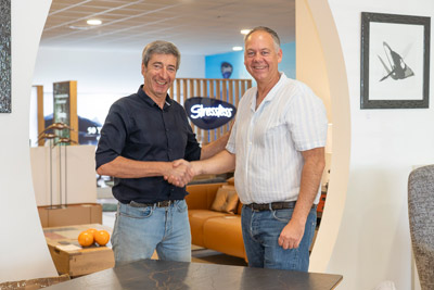 Denis Miraucourt (à gauche) et Sébastien Husson