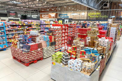 Rayons magasin intermarché Chauvoncourt