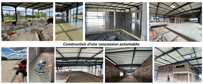 Construction Concession automobile à Belleville sur Meuse