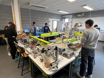 Atelier cours industriel au Lycée Margueritte de Verdun