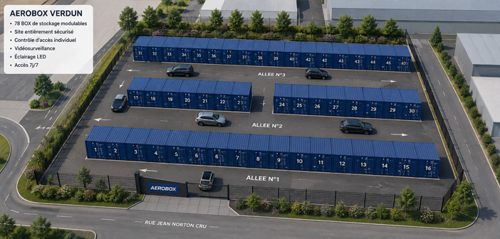 AEROBOX : une nouvelle solution de stockage s’apprête à ouvrir à Verdun