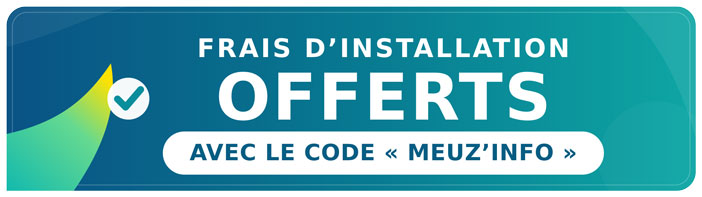 Installation offerte avec le code Meuz'Info